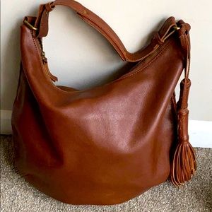 Lucky Brand Leather Hobo Handbag